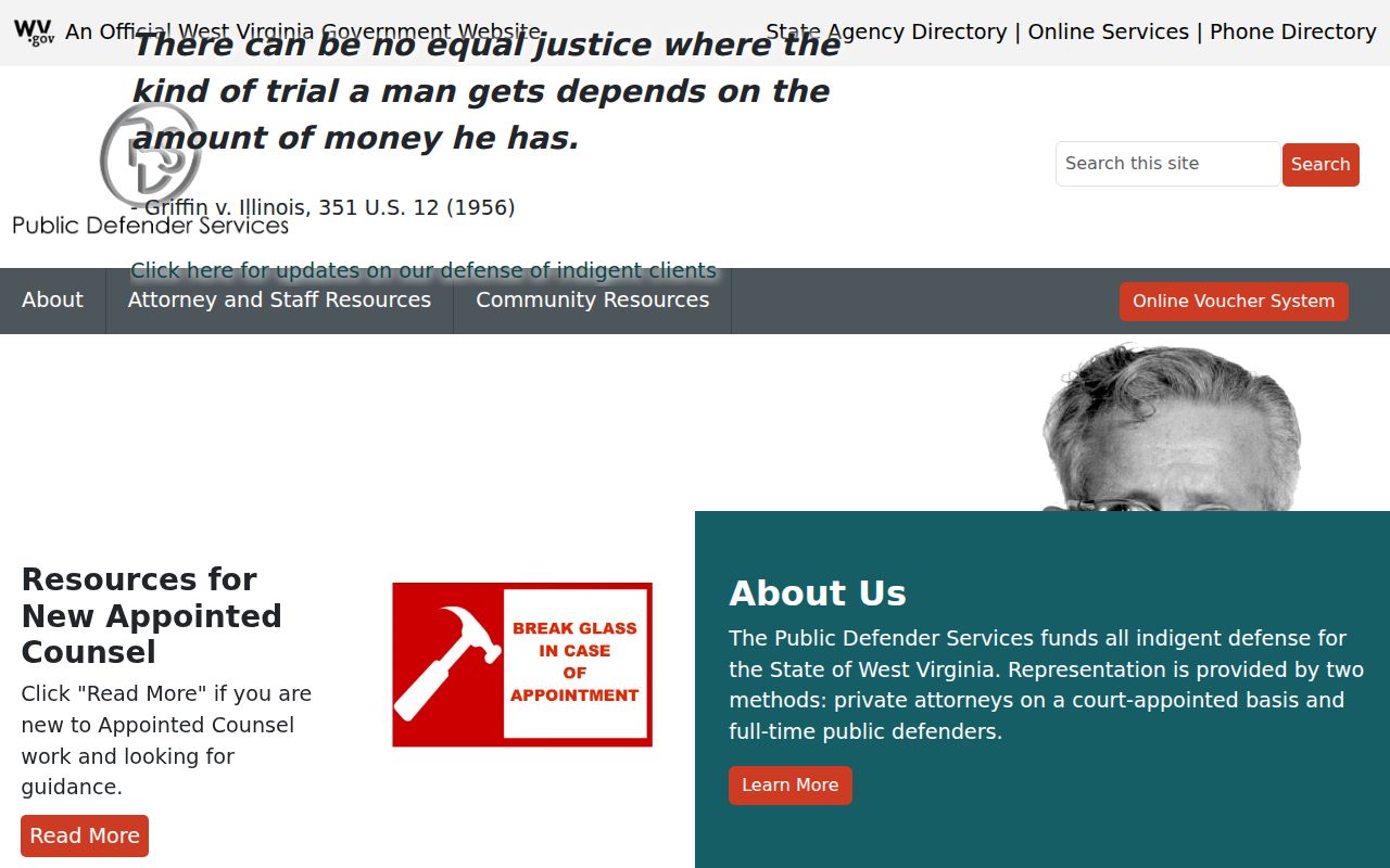 Public defense resource for Tyler County criminal court cases
