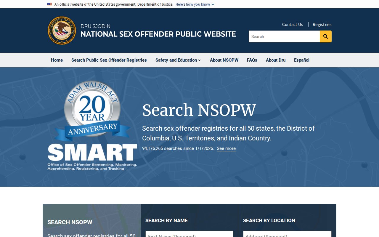 National sex offender search for a Tyler County cross-state lookup